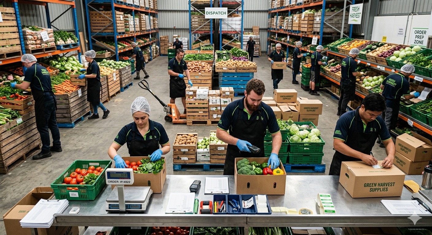 Vegetable and fresh produce supplier invoice automation