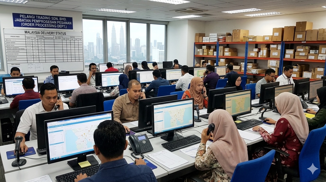 Trading company invoice automation — international shipping and documents